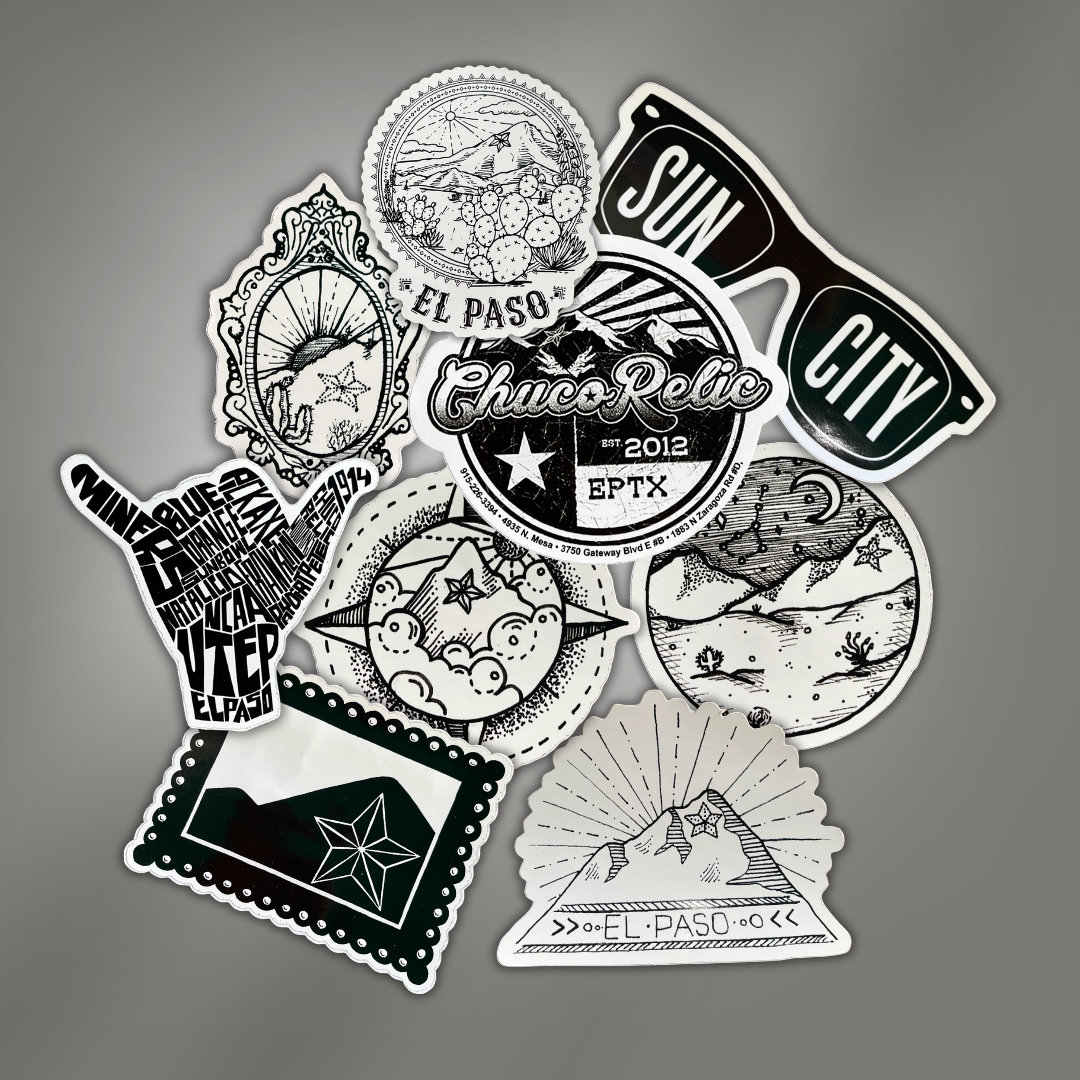 Black & White Stickers