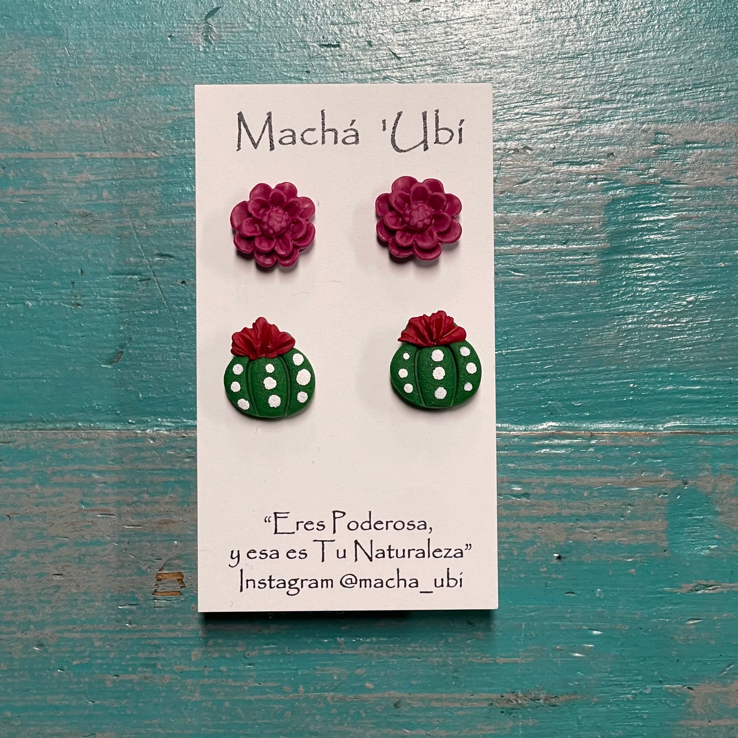 Clay Earrings by Macha Ubi