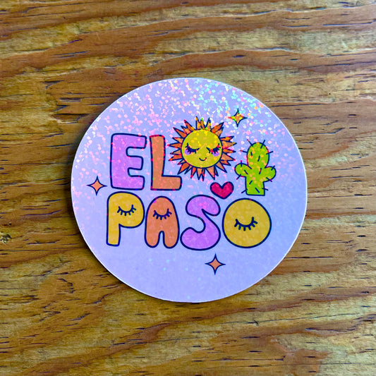 El Paso stickers- Muchas Flores Studio