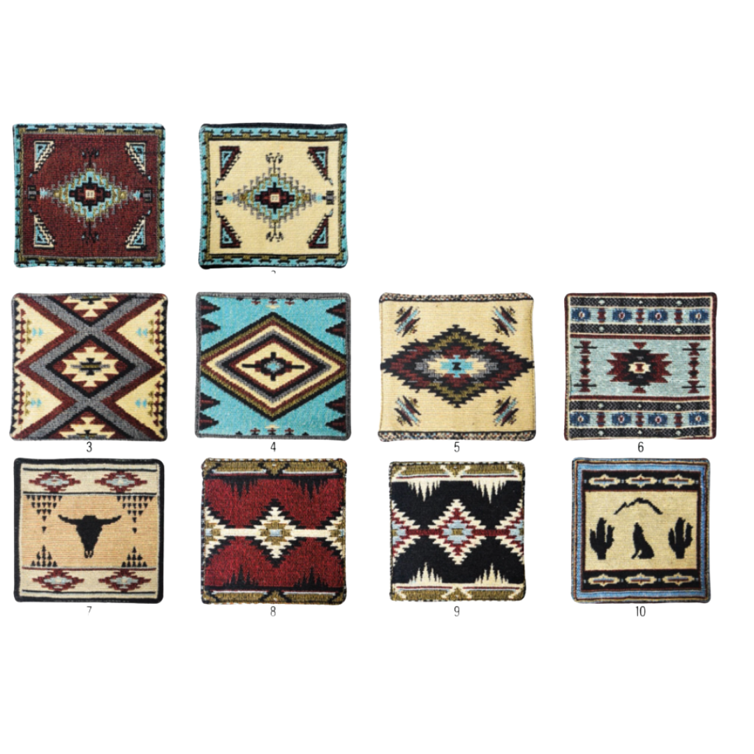 Southwest Jacquard Coasters