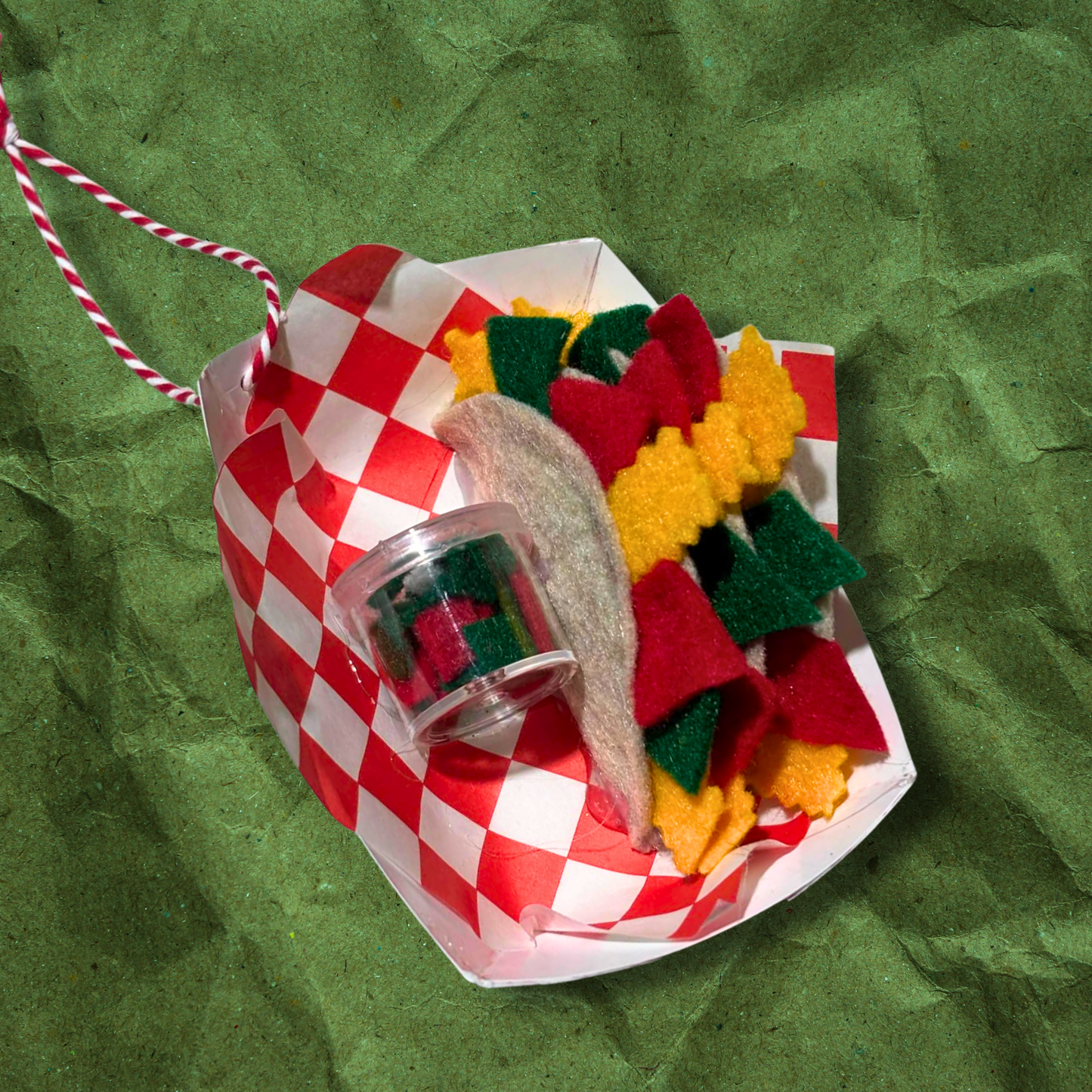 Tacos Felt Ornament
