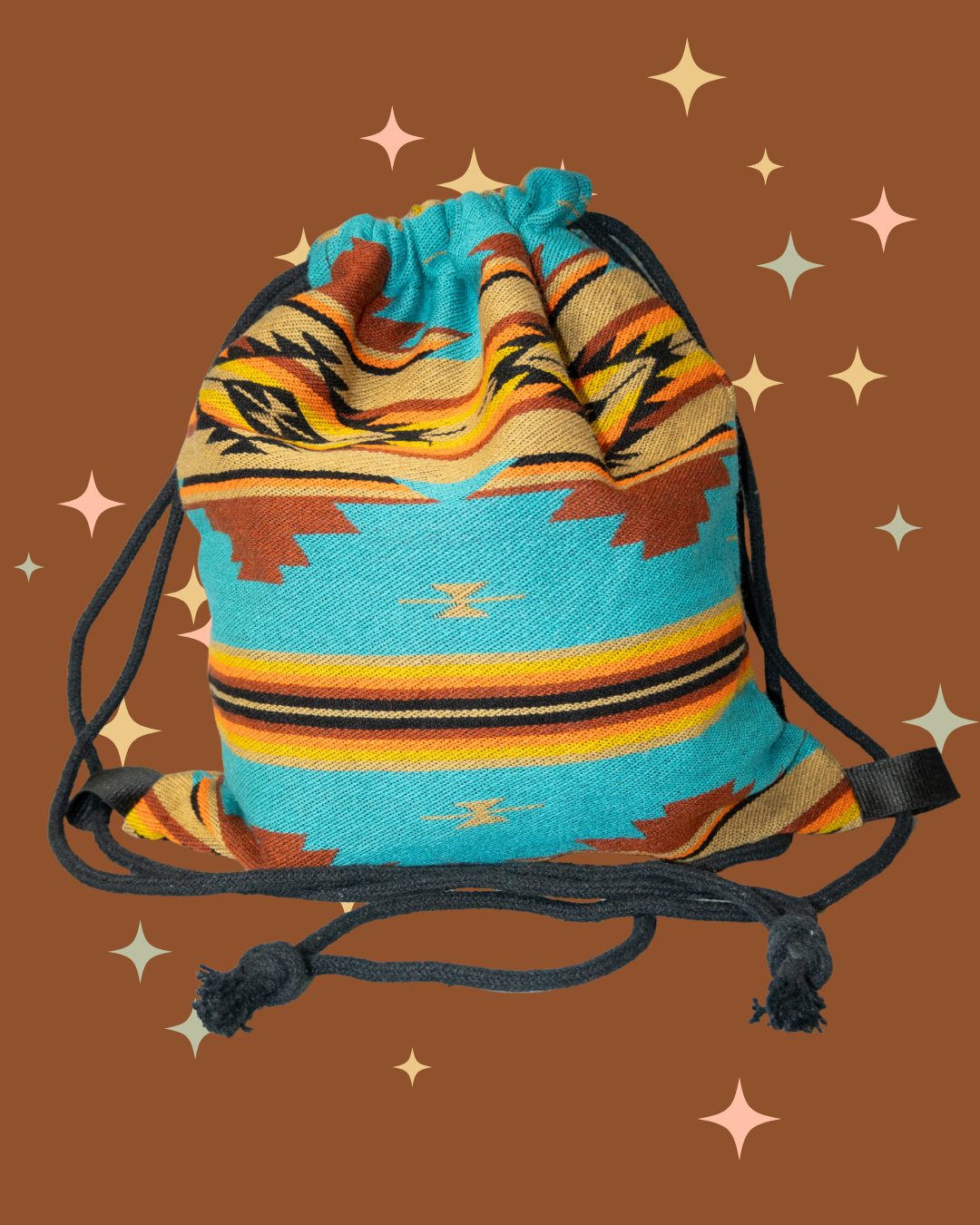 Southwest Drawstring Backpack