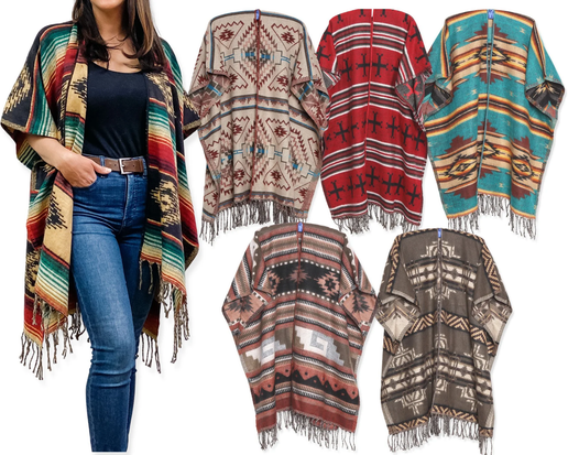 Southwest Ruana Shawl