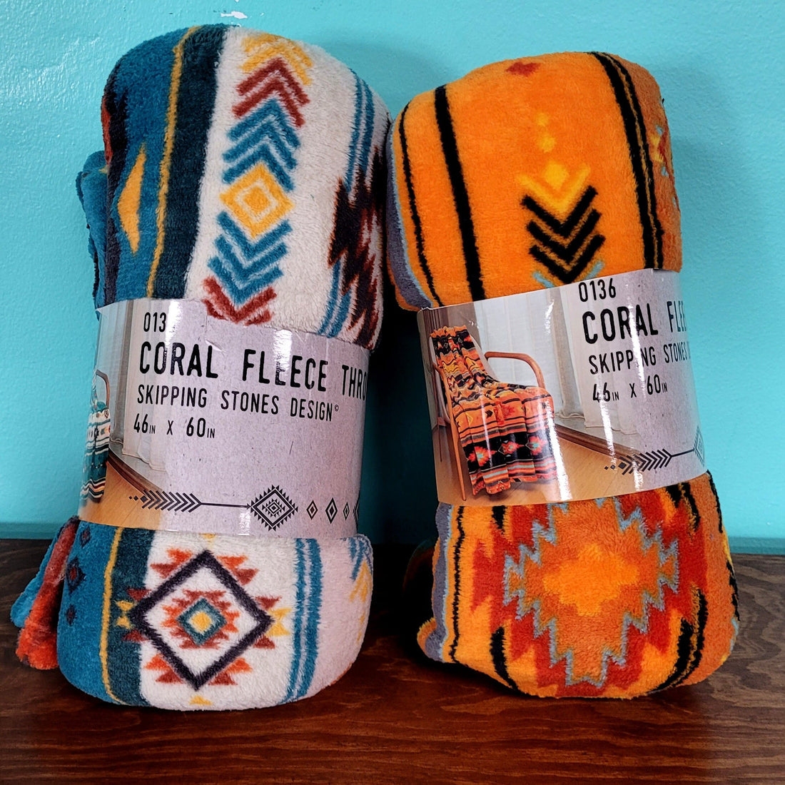 Coral Medium Fleece Throw Chuco Relic