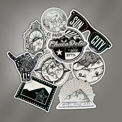 Black & White Stickers