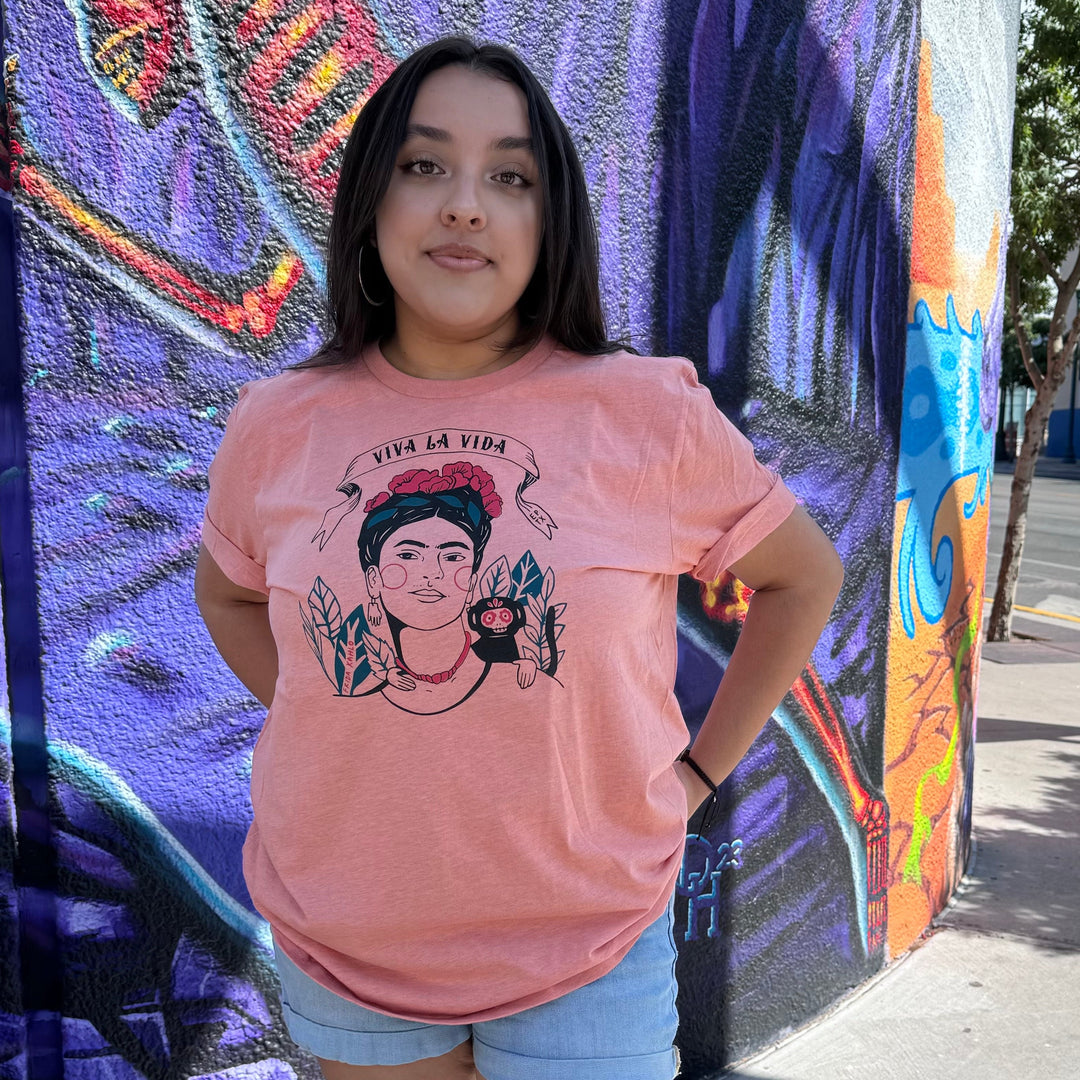 Viva la Vida Frida Manga Corta