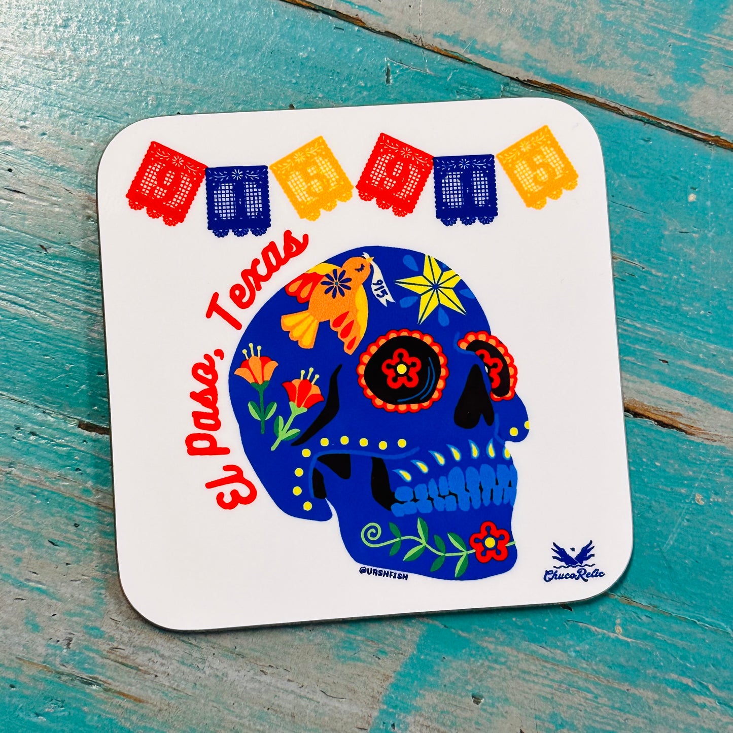 El Paso Hardboard Coasters