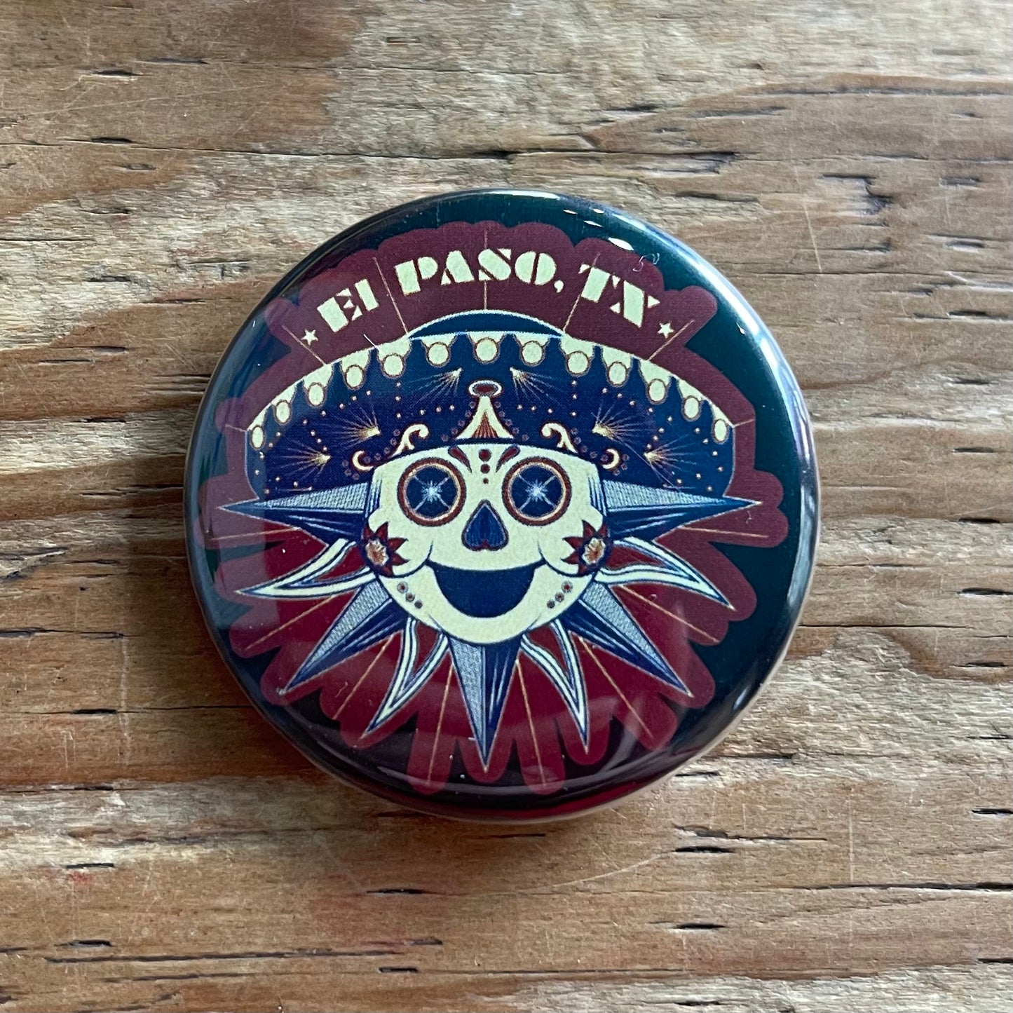 El Paso Button Pins