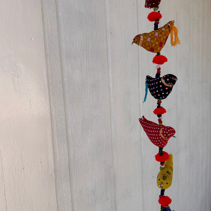 Hanging Colorful Birds Garland