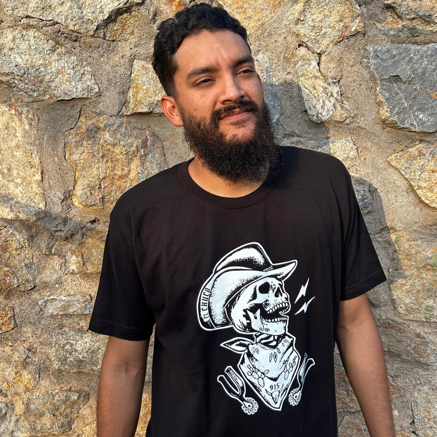 Cráneo de vaquero - Negro