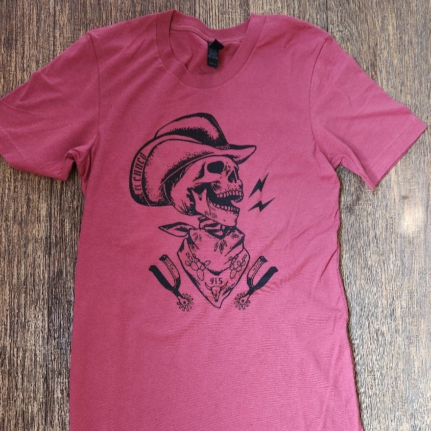 Cráneo de vaquero - Negro