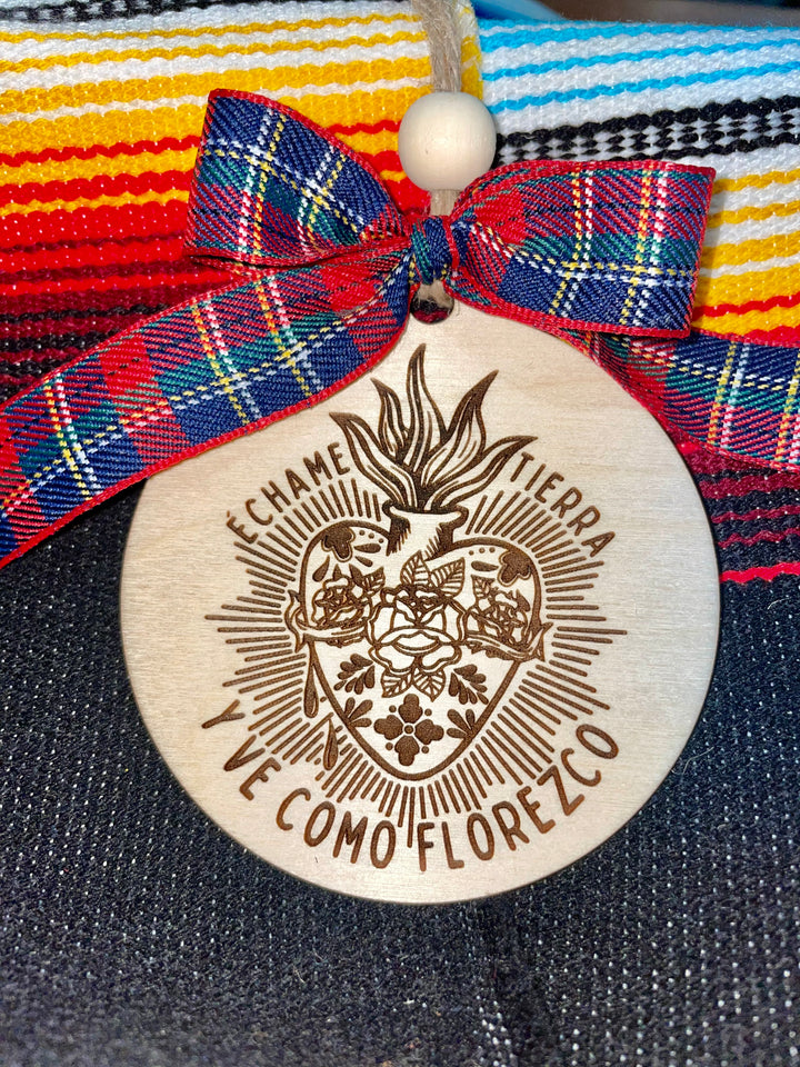 Wood Engraved Ornaments