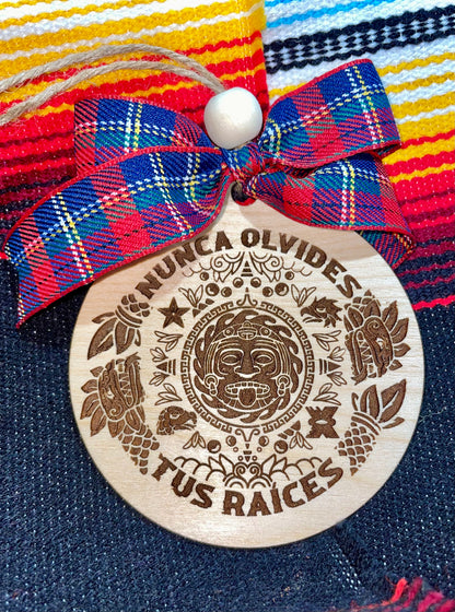 Wood Engraved Ornaments