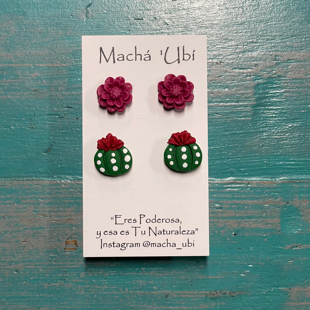 Pendientes de arcilla de Macha Ubi