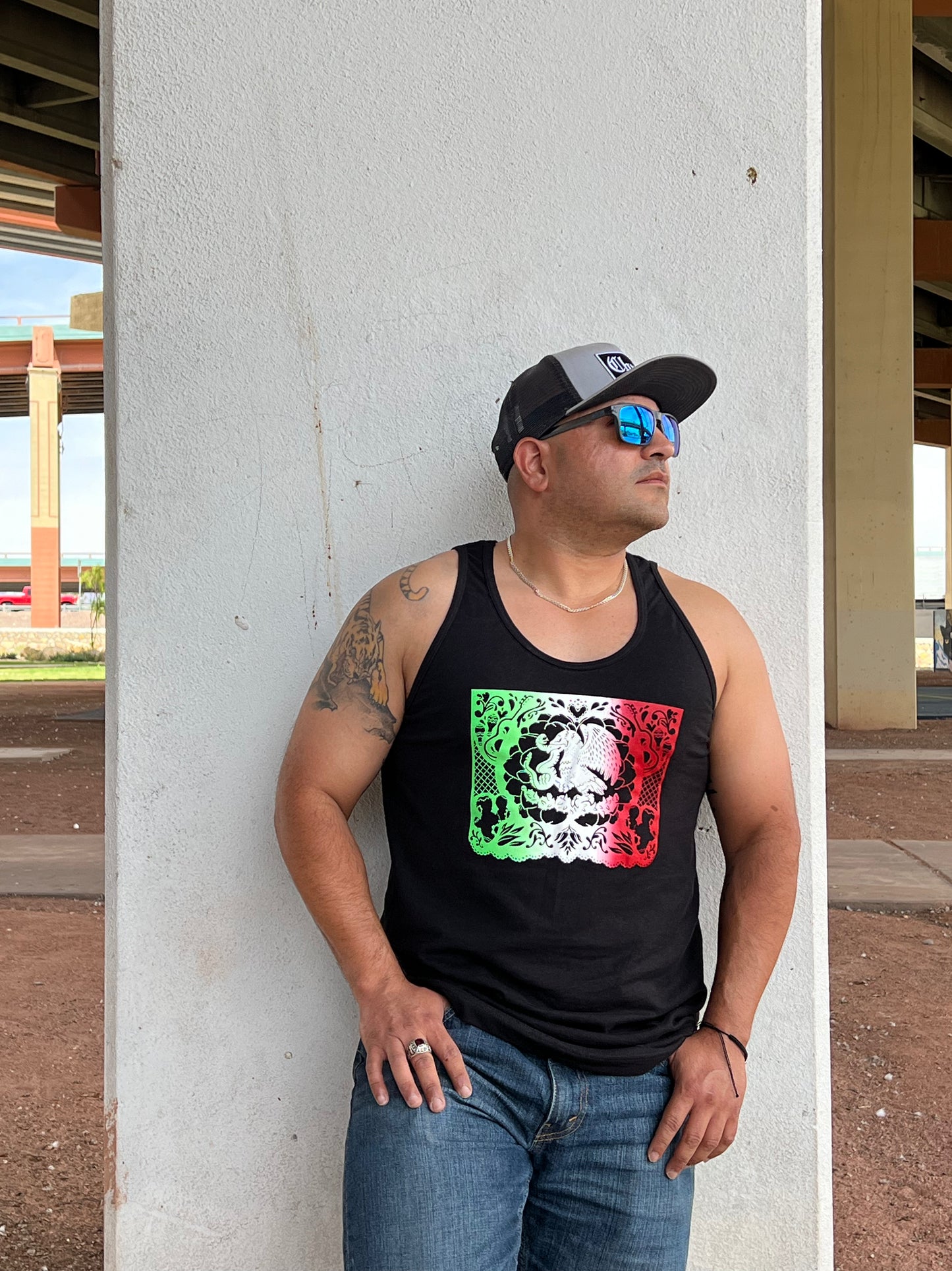 Papel Picado Flag Tank