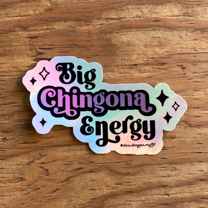 Pegatinas artesanales de Chica Chingona