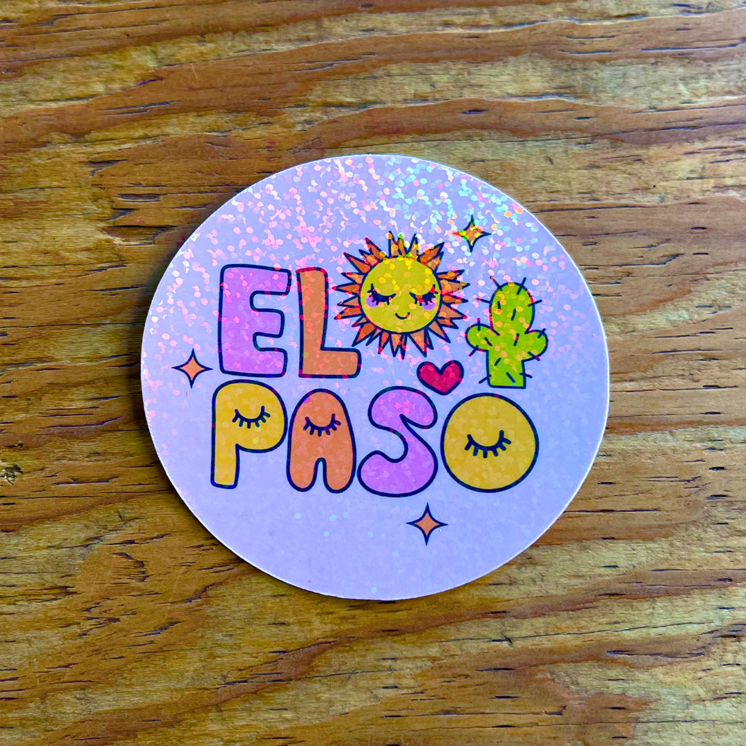 El Paso stickers- Muchas Flores Studio
