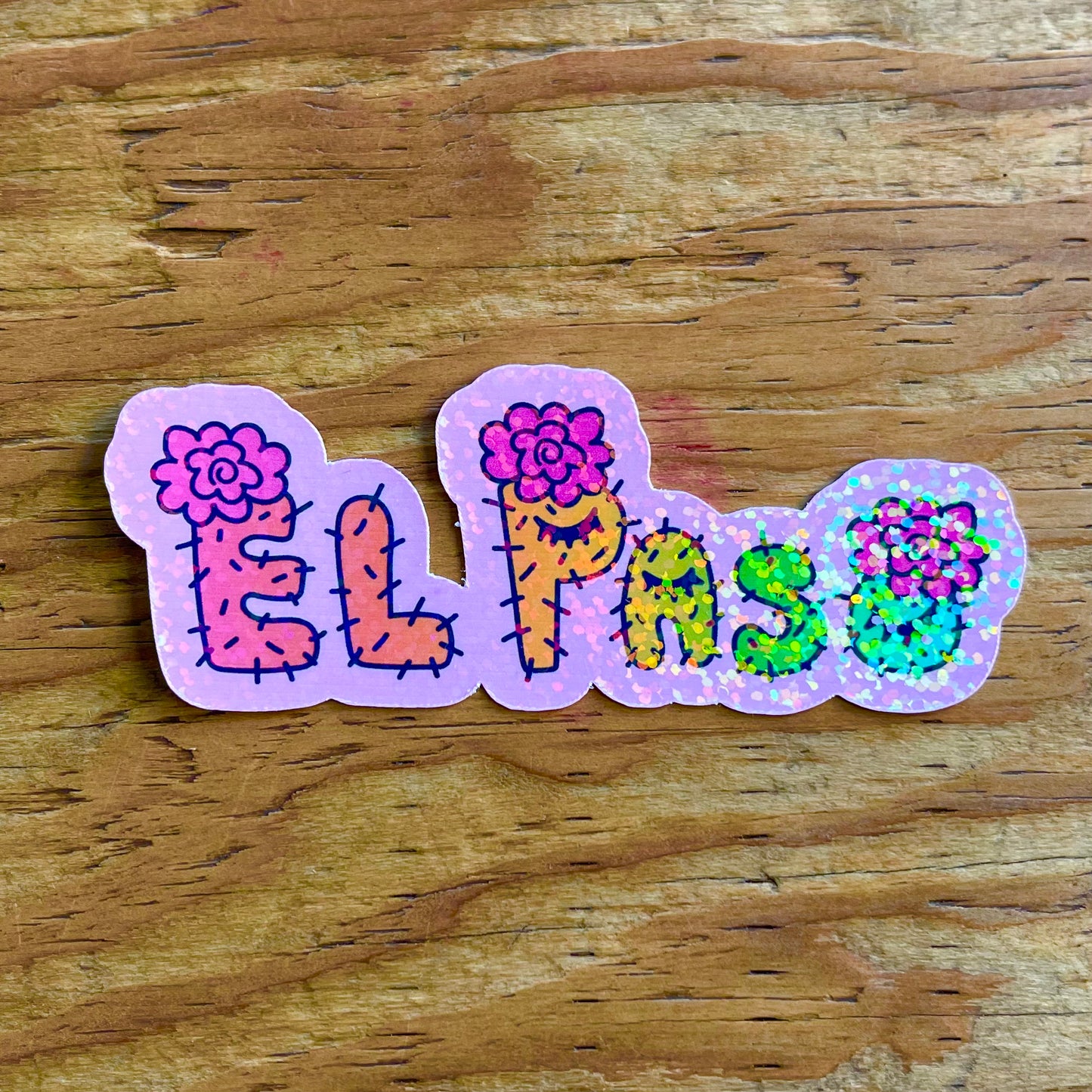 El Paso stickers- Muchas Flores Studio