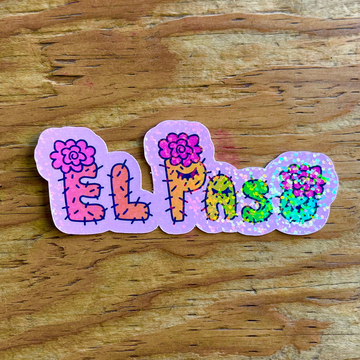 El Paso stickers- Muchas Flores Studio