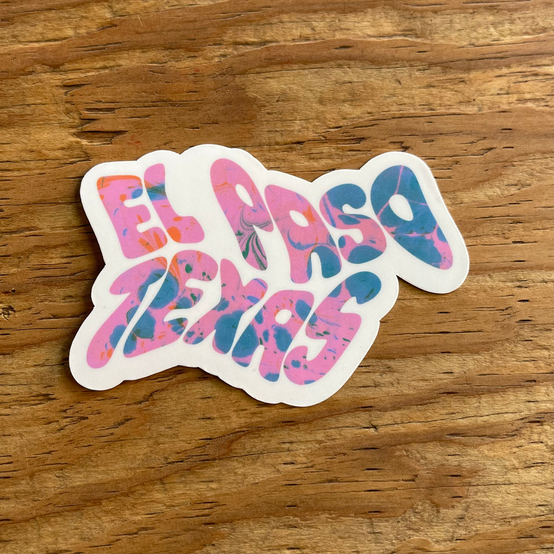 El Paso stickers- Muchas Flores Studio