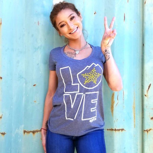 LOVE Gray Women's Tee
