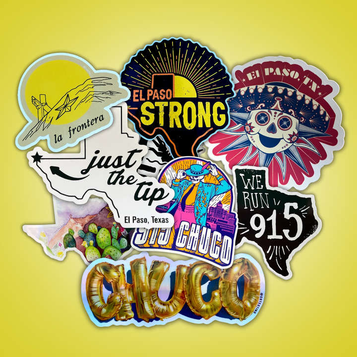 Texas & El Paso Stickers