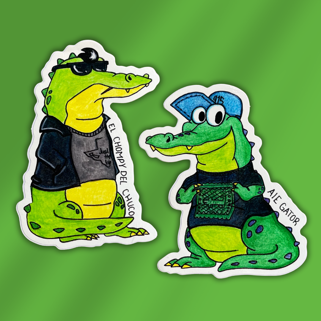Chuco Gators Stickers