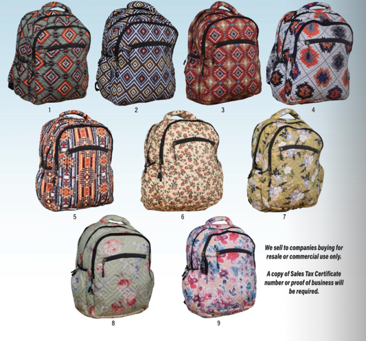 Quilted Backpack