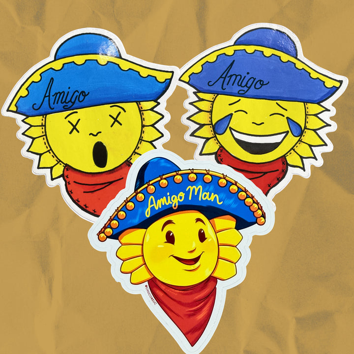 Amigo Man Stickers