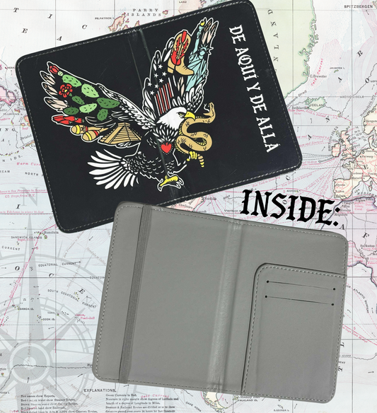 De Aqui y De Alla Passport Cover