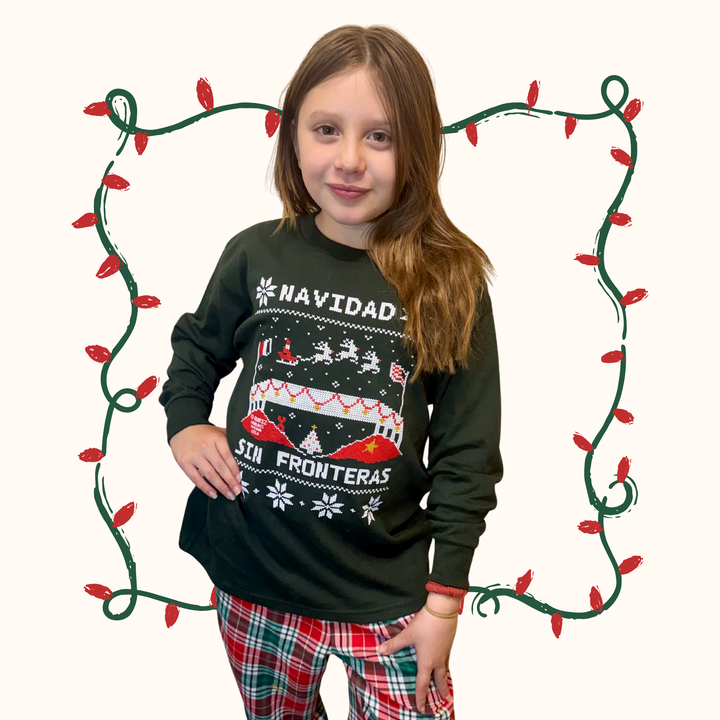 Navidad Sin Fronteras Long Sleeve Kids