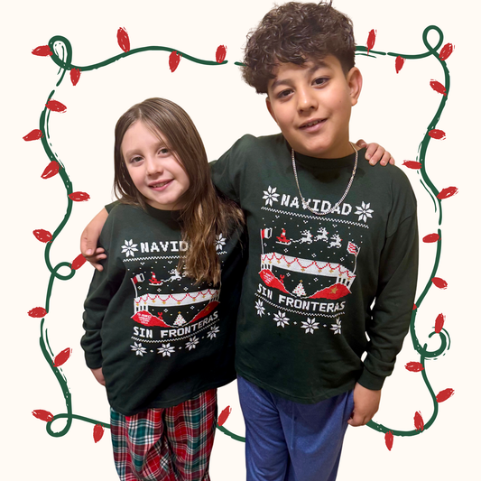Navidad Sin Fronteras Long Sleeve Kids