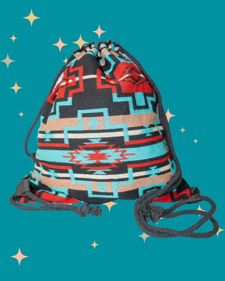 Mochila con cordón del suroeste