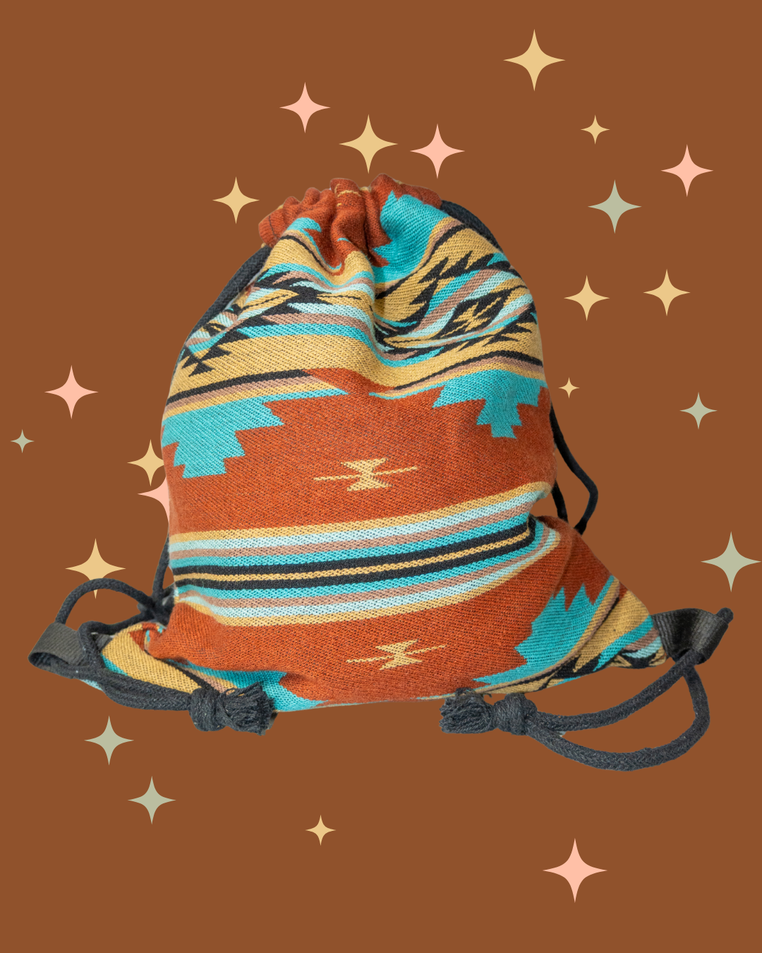 Mochila con cordón del suroeste