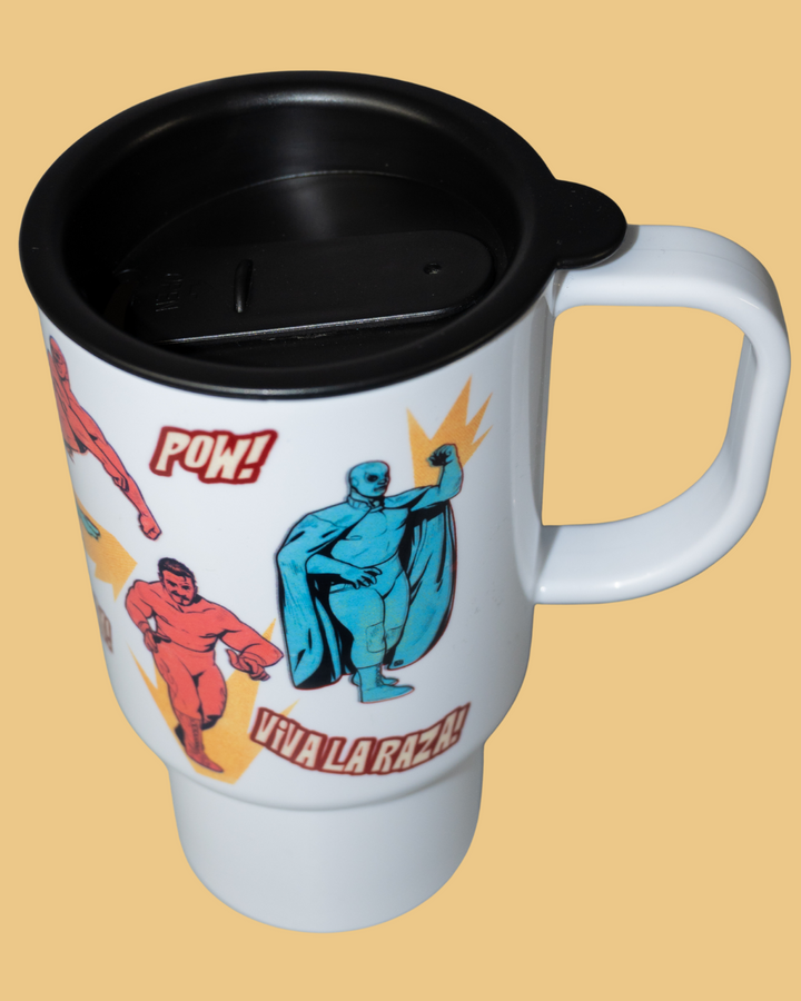 Lucha Coffee Tumbler with Handle