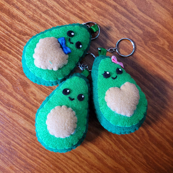 Avocado Keychain